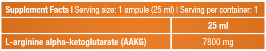 AAKG 7800 / 20x25ml. - Nutra Best Europe