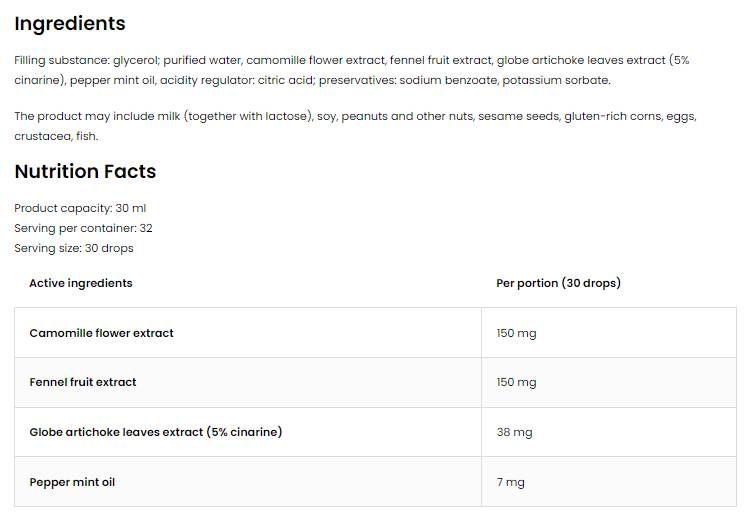 Digestive Drops | Digestive System Health 30 ml - Nutra Best Europe