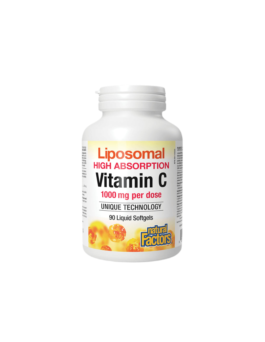 Vitamin C 500 mg | Liposomal High Absoprtion - 90 Gel capsules - Nutra Best Europe