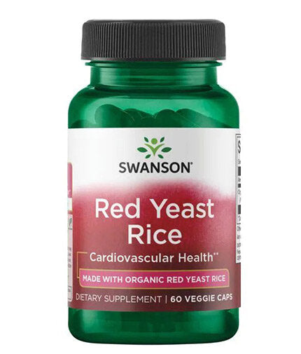 Red Yeast Rice 600 mg | Made with Organic Red Yeast Rice - 60 capsules - Nutra Best Europe