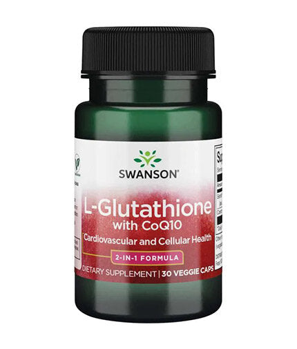 L-Glutathione with CoQ10 300 mg - 30 capsules - Nutra Best Europe