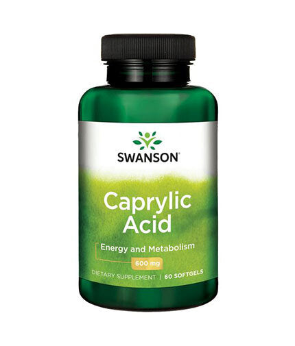Caprylic Acid 600 mg - 60 Gel capsules - Nutra Best Europe