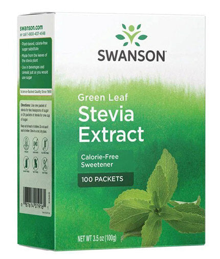 Green Leaf Stevia Extract / 100 Packs - 0 - Nutra Best Europe