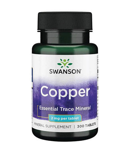 Copper 2 mg - 300 Tablets - Nutra Best Europe