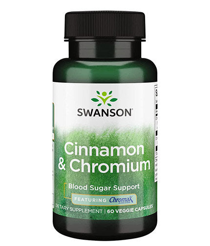 Cinnamon & Chromium with Chromax 400.4 mg - 60 capsules - Nutra Best Europe