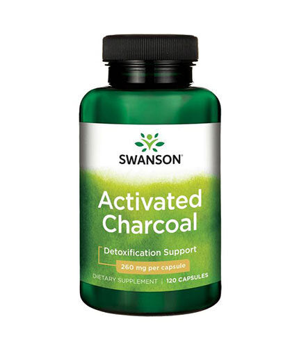 Activated Charcoal 260 mg - 120 capsules - Nutra Best Europe