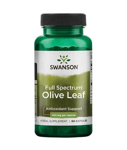 Full Spectrum Olive Leaf 400 mg - 60 capsules - Nutra Best Europe