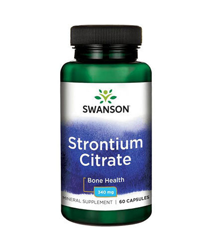 Strontium Citrate 340 mg - 60 capsules - Nutra Best Europe