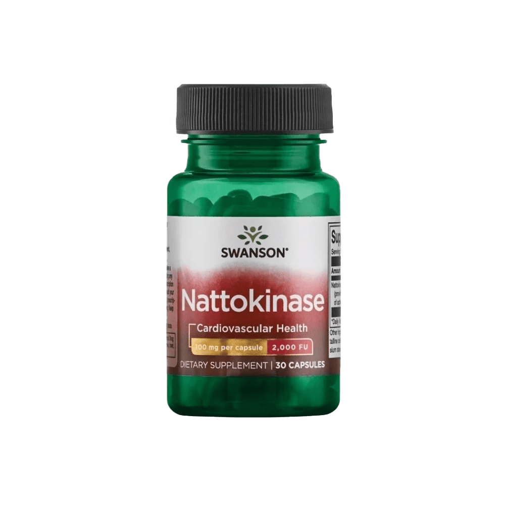 Nattokinase 2,000 Fibrinolytic Units 100 mg - 30 capsules - Nutra Best Europe