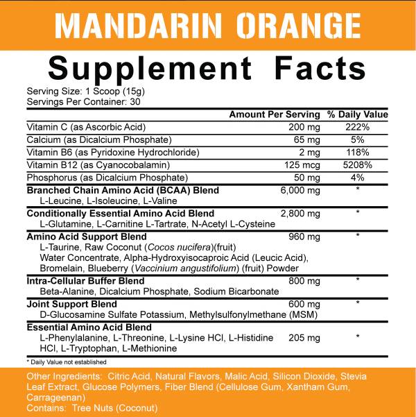 All Day You May | Natty BCAA 10:1:1 Ratio 450 grams - Nutra Best Europe