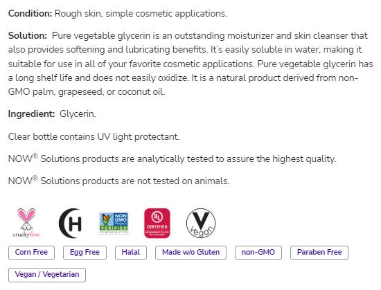 Vegetable Glycerin | Pure Versatile Skin Care - 473 ml - Nutra Best Europe