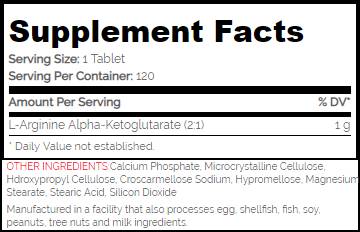 AAKG 1000 mg - 120 tabletta