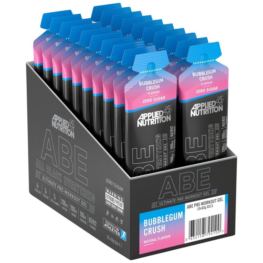 ABE Gel | All Black Everything Pre-Workout - 20 x 60 grams - Nutra Best Europe