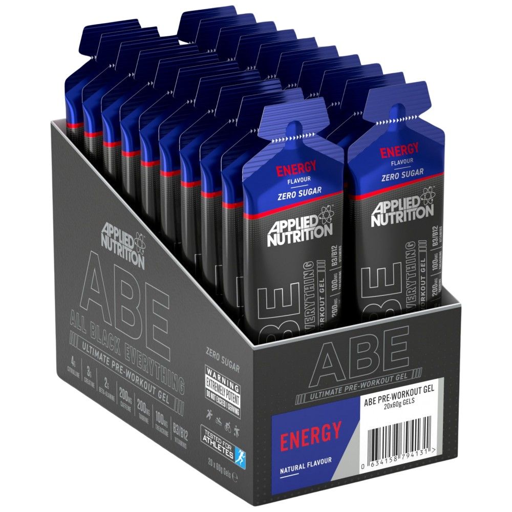 ABE Gel | All Black Everything Pre-Workout - 20 x 60 grams - Nutra Best Europe