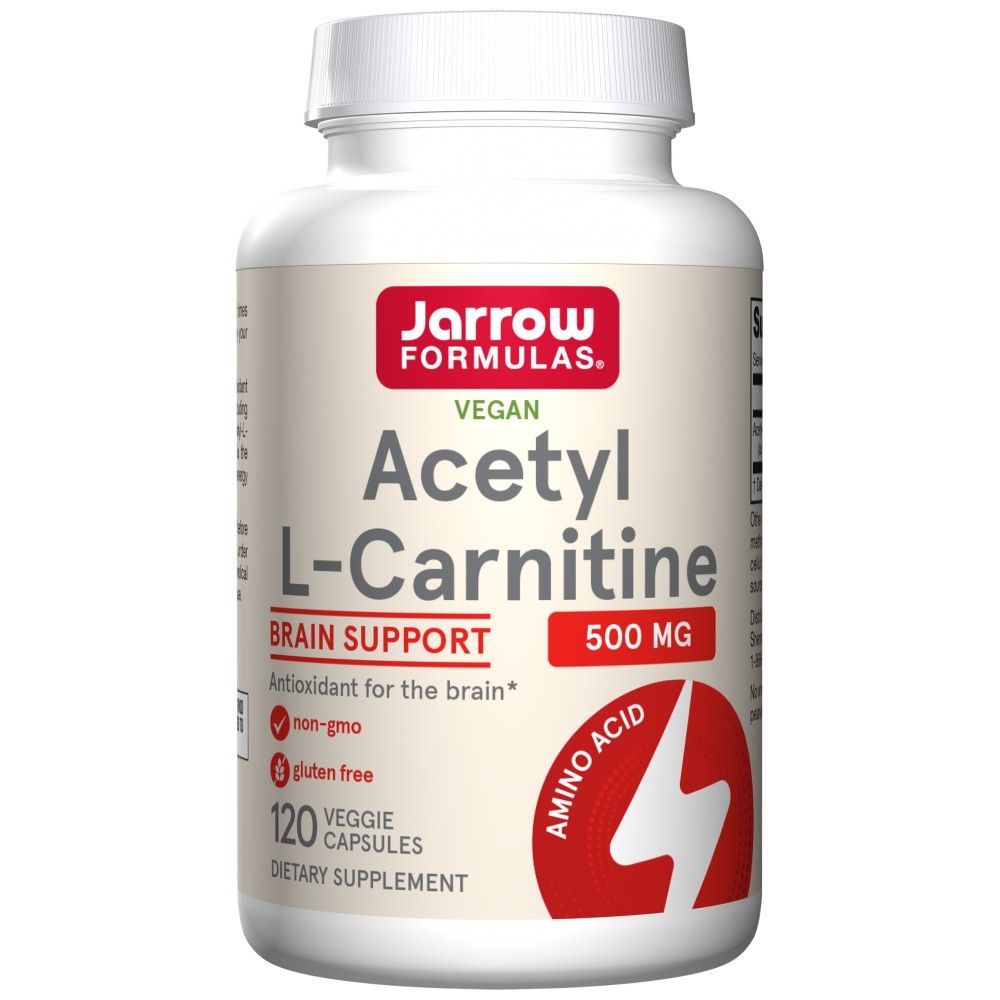 Acetyl L-Carnitine 500 mg - 60 capsules - Nutra Best Europe