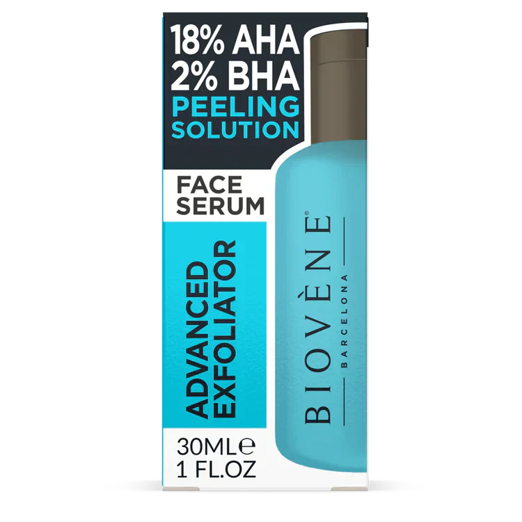 Peeling oldat AHA + BHA mélytisztításra és bőrmegújításra 30 ml