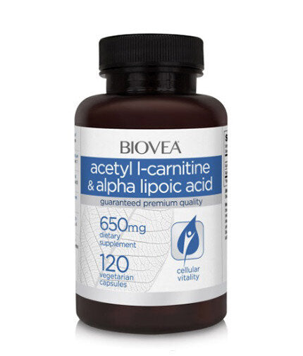 Acetil-L-karnitin + alfa-liponsav 650 mg/120 kapsz.