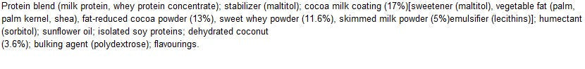 Aktív 33% magas fehérjetartalmú rúd - 12 x 60 gramm