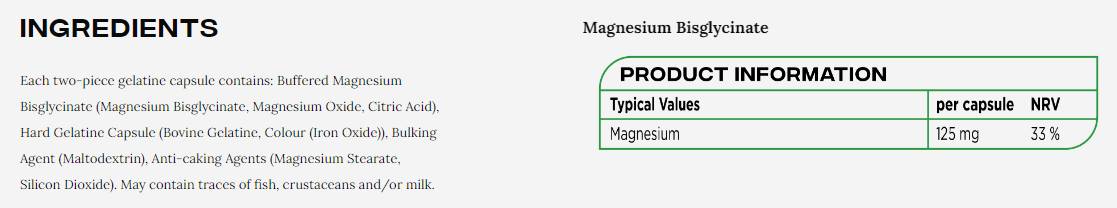 Albion kelát magnézium-biszglicinát - 90 kapszula