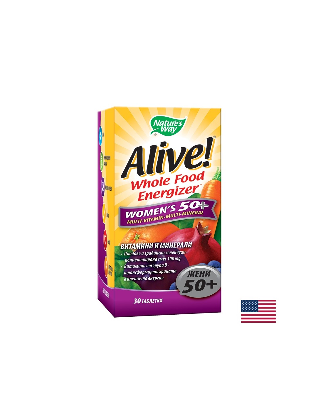 <tc>Alive</tc>! Női 50+ / <tc>Alive</tc>Nature's Way női multivitamin 50+ x 30 tabletta