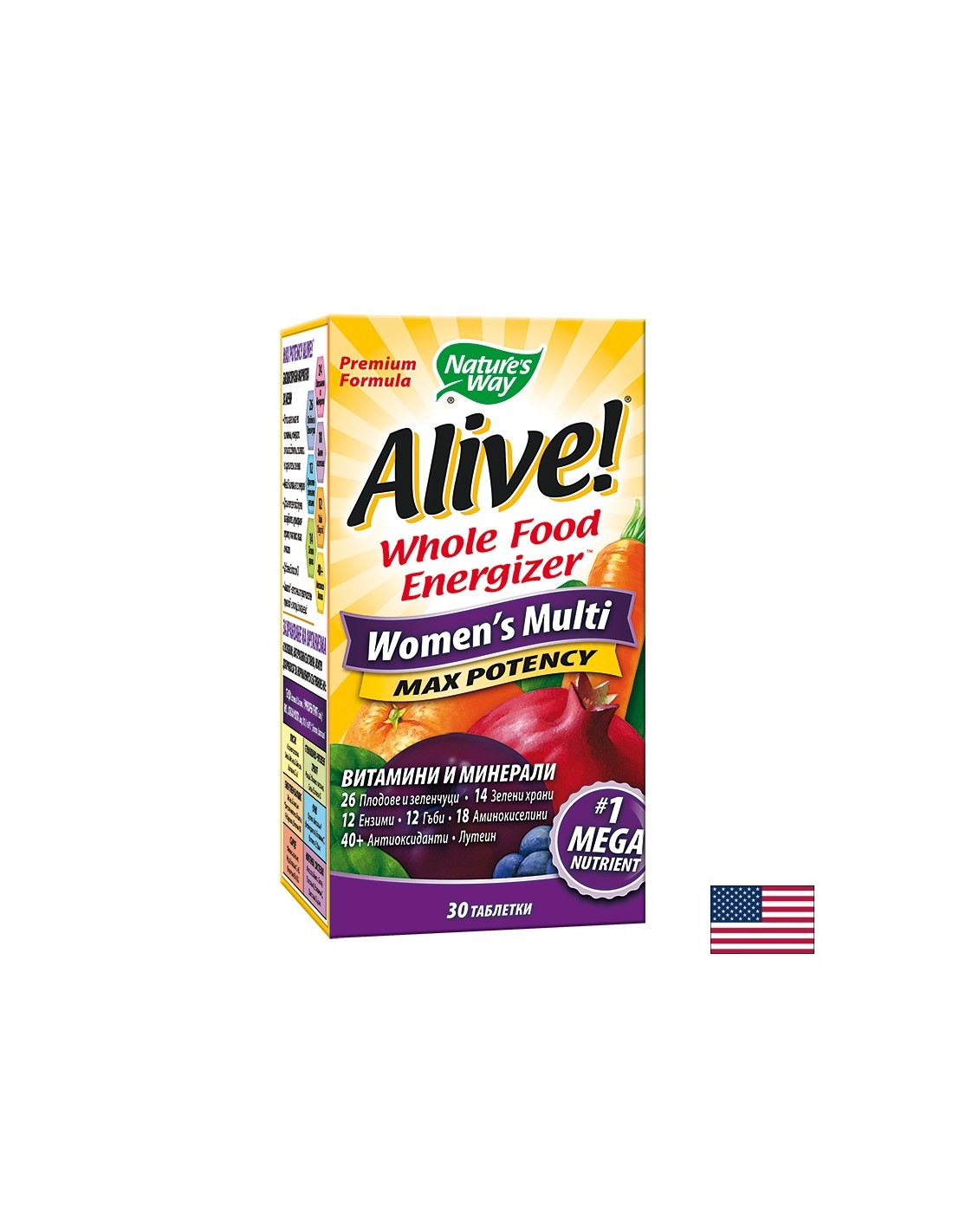 <tc>Alive</tc>! Női Multivitamin - 30 tabletta
