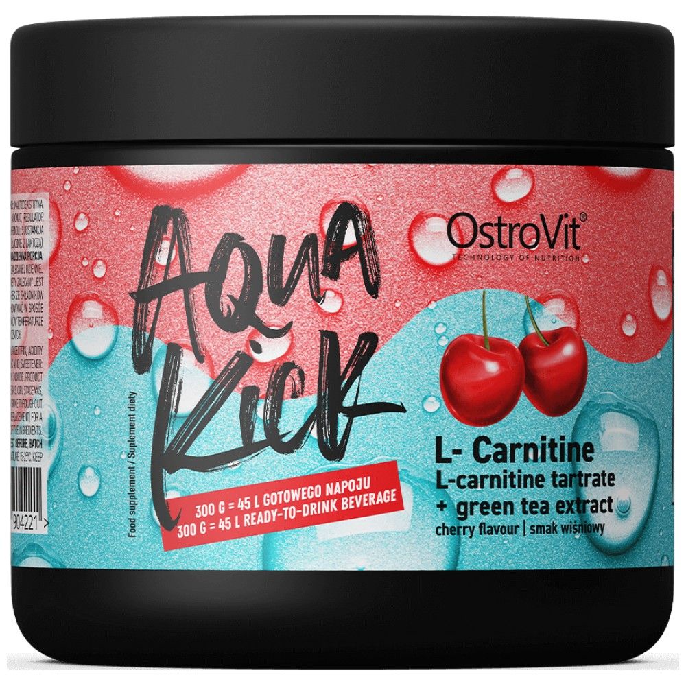 Aqua Kick/Fejlett hidratálás L-karnitinnal & Zöld tea - 300 gramm