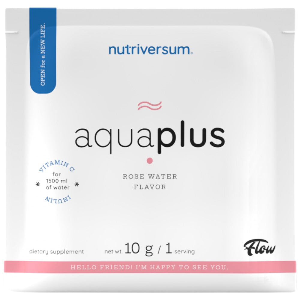 Aqua+ | Frissítő italpor C-vitaminnal és inulinnal - 10 gramm