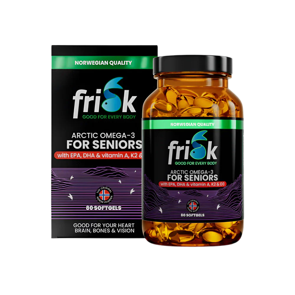 Arctic 50+ – Omega-3 – 100% vadon élő sarki tőkehal – 80 kapszula