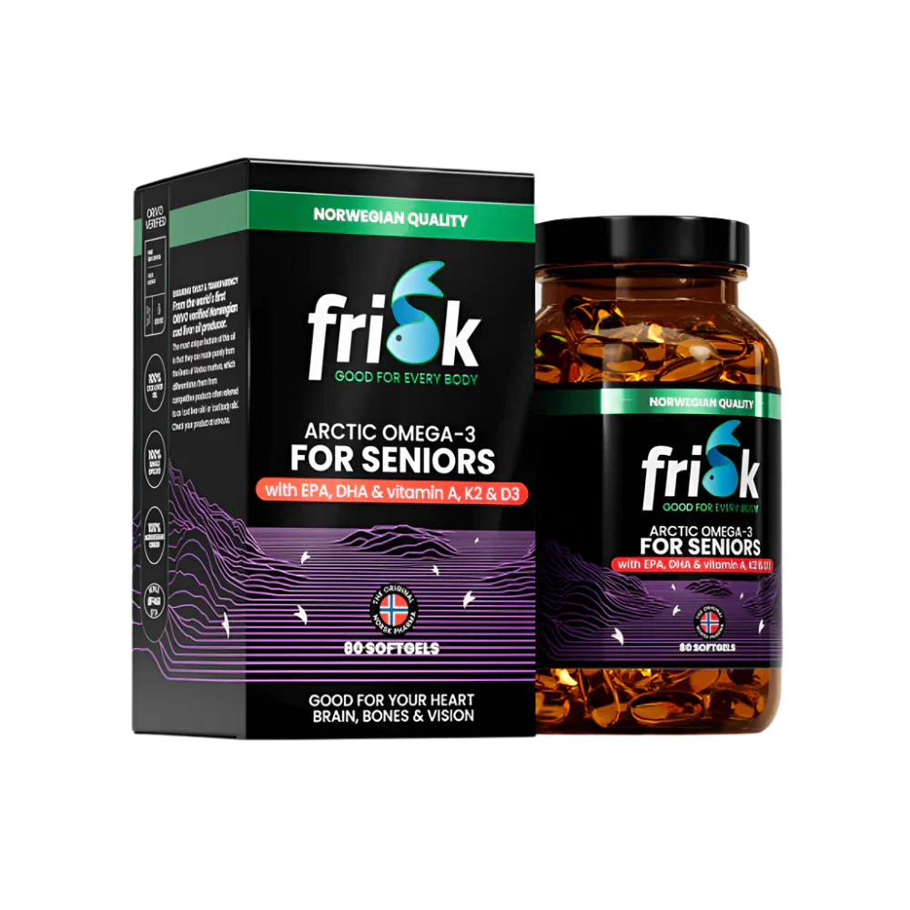 Arctic 50+ – Omega-3 – 100% vadon élő sarki tőkehal – 80 kapszula