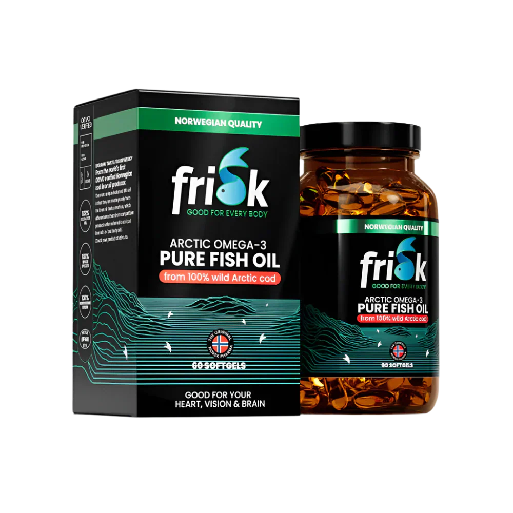 Arctic Pure – Omega-3 100%-ban vadon élő sarki tőkehalból – 60 kapszula
