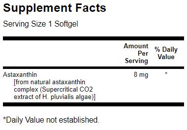 Astaxanthin 8 mg 30 gél kapszula