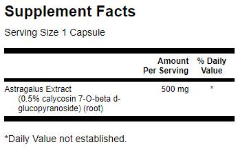 Astragalus 500 mg - 120 kapszula