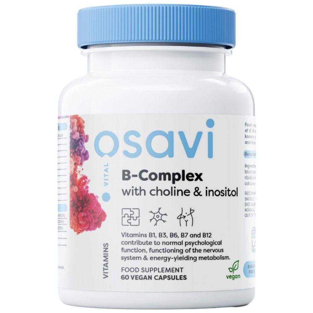 B-komplex kolinnal & Inozitol - 60 kapszula
