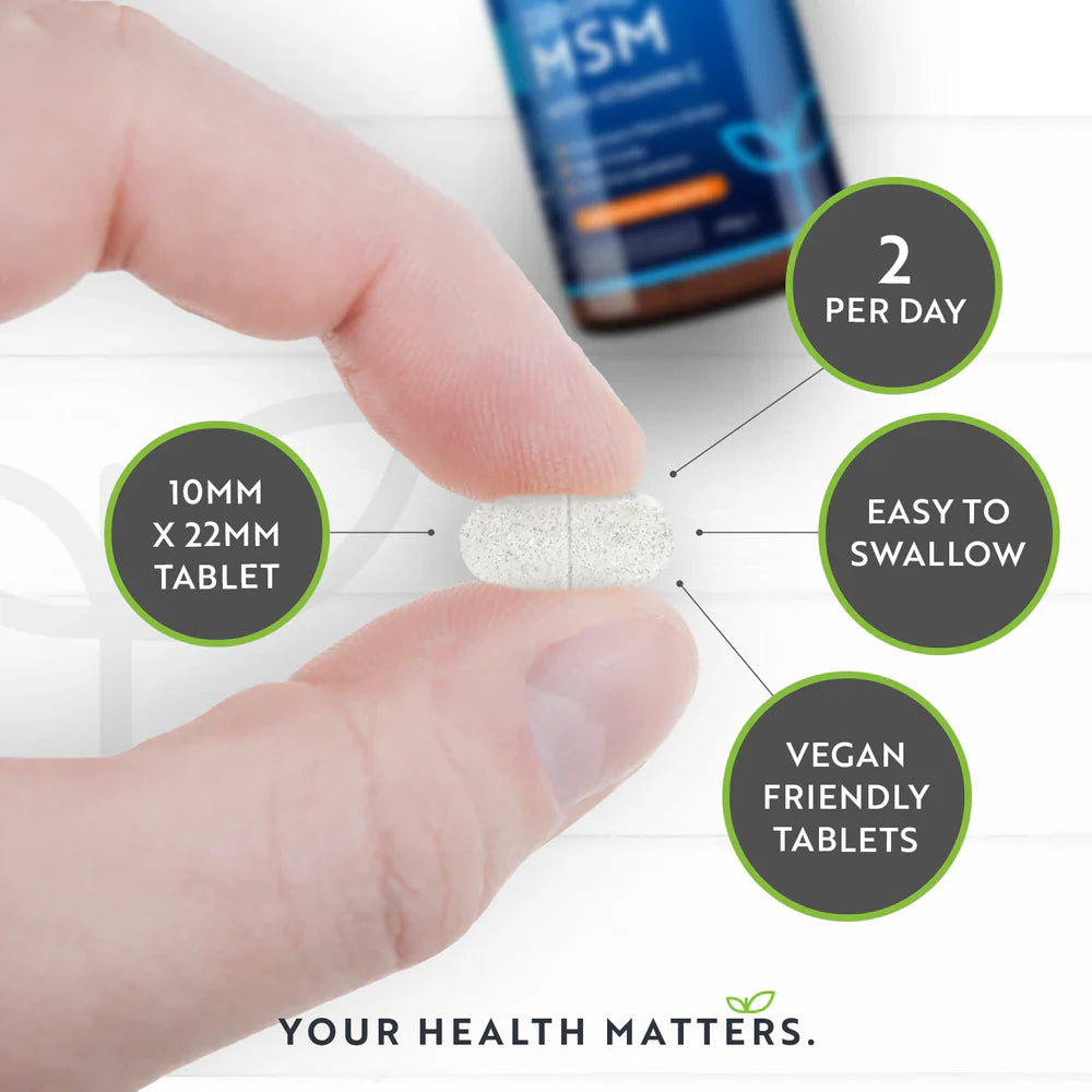 MSM 2200 mg (bones and joints) - 365 tablets - Nutra Best Europe