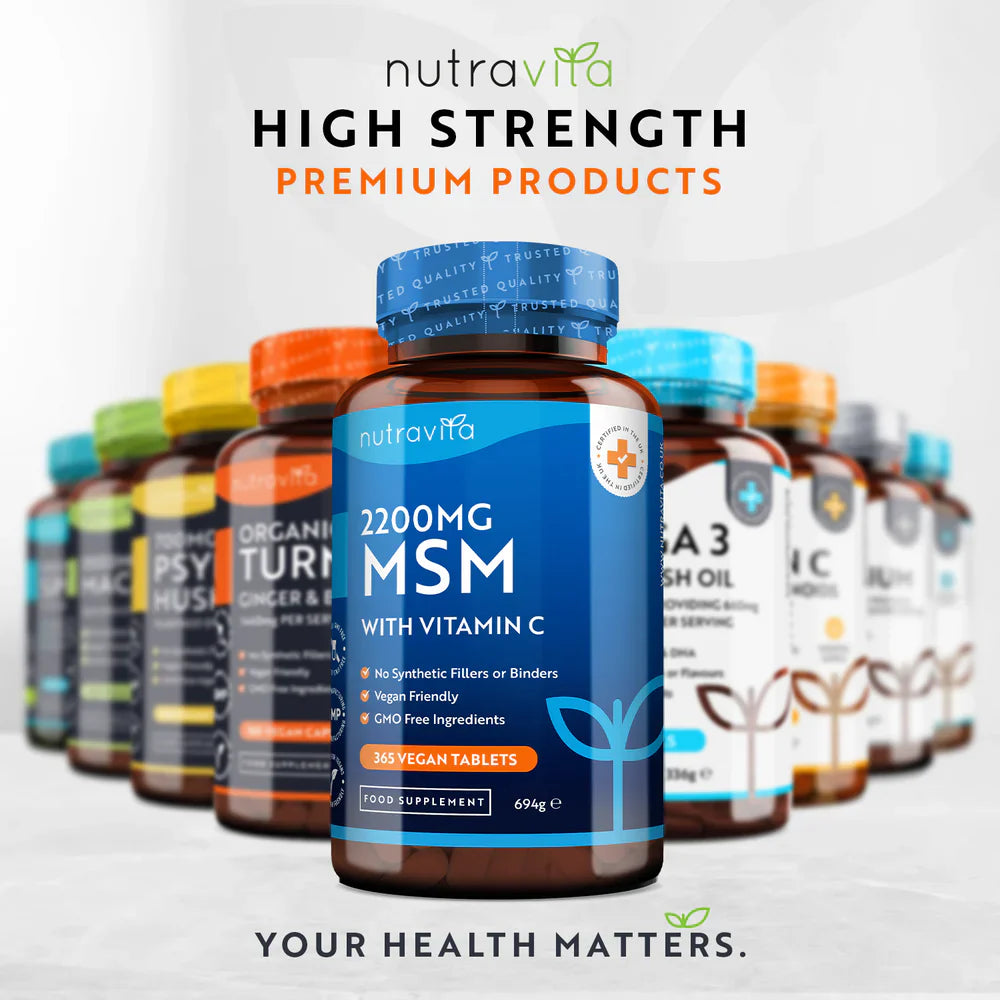 MSM 2200 mg (bones and joints) - 365 tablets - Nutra Best Europe