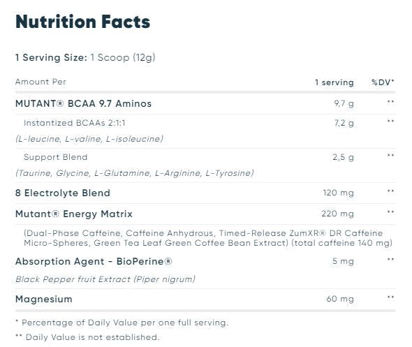 BCAA 9,7 ENERGIA - 0,360 kg