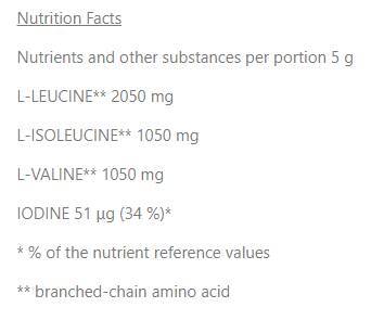 BCAA Nano | elektrolitkeverékkel - 12 gramm
