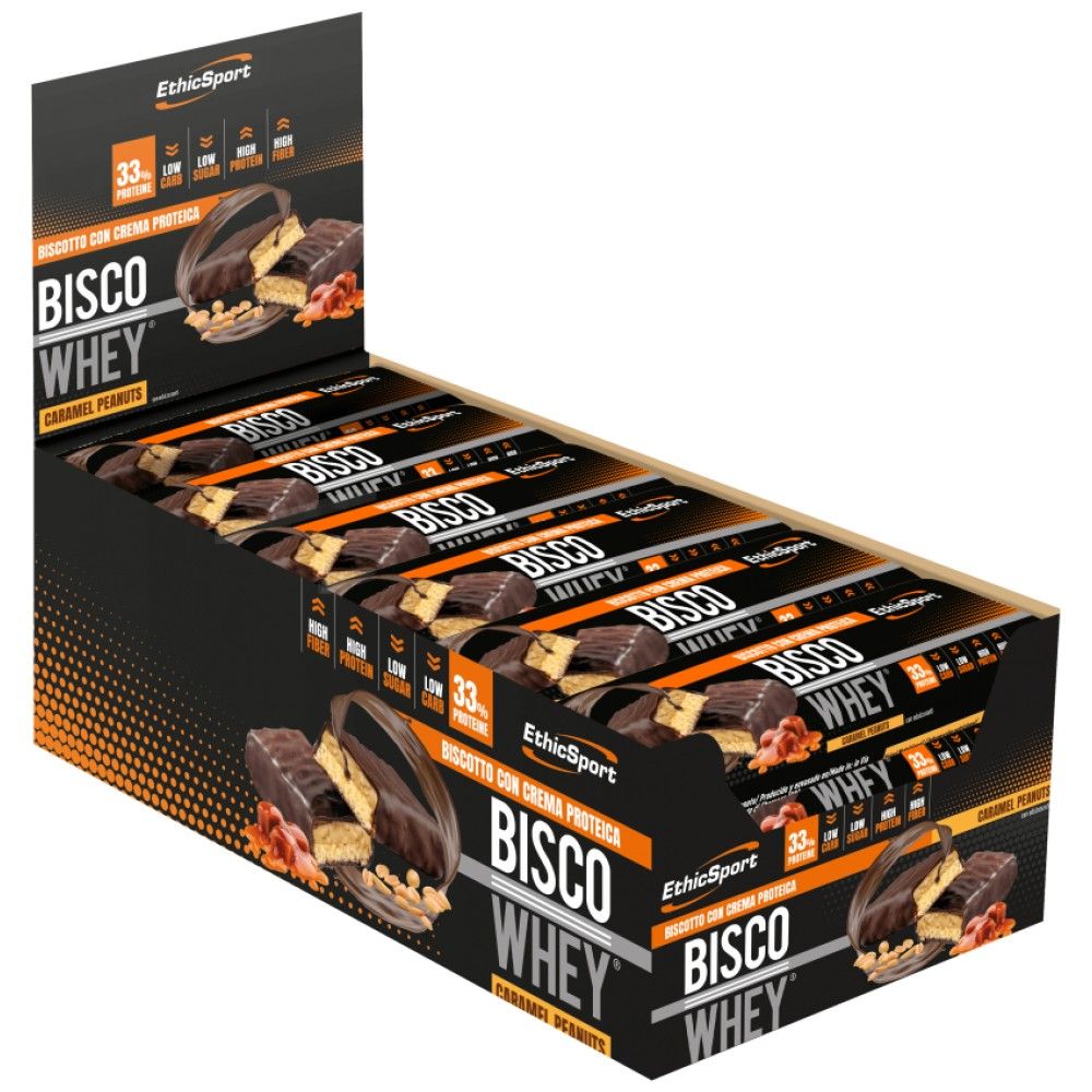 BISCO WHEY magas fehérjetartalmú rúd - 24 x 40 gramm