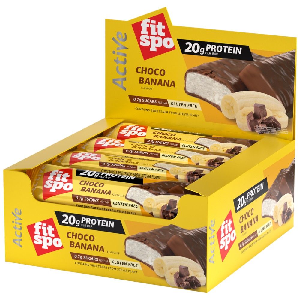 Active Bar Chocolate & Banana – 12 x 60 g - Nutra Best Europe