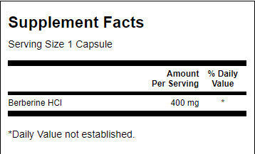 Berberin 400 mg - 60 kapszula