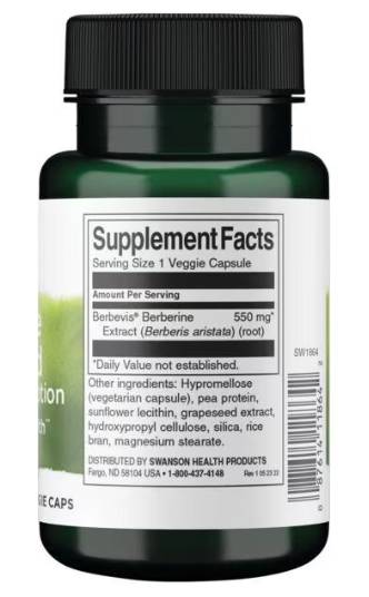 Berberine Advanced | Berbevis® kivonat 550 mg 30 kapszula