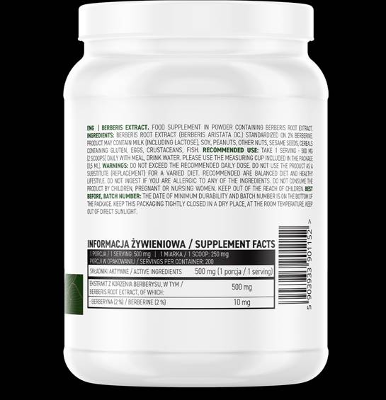 Berberis kivonat por/berberin 100 gramm