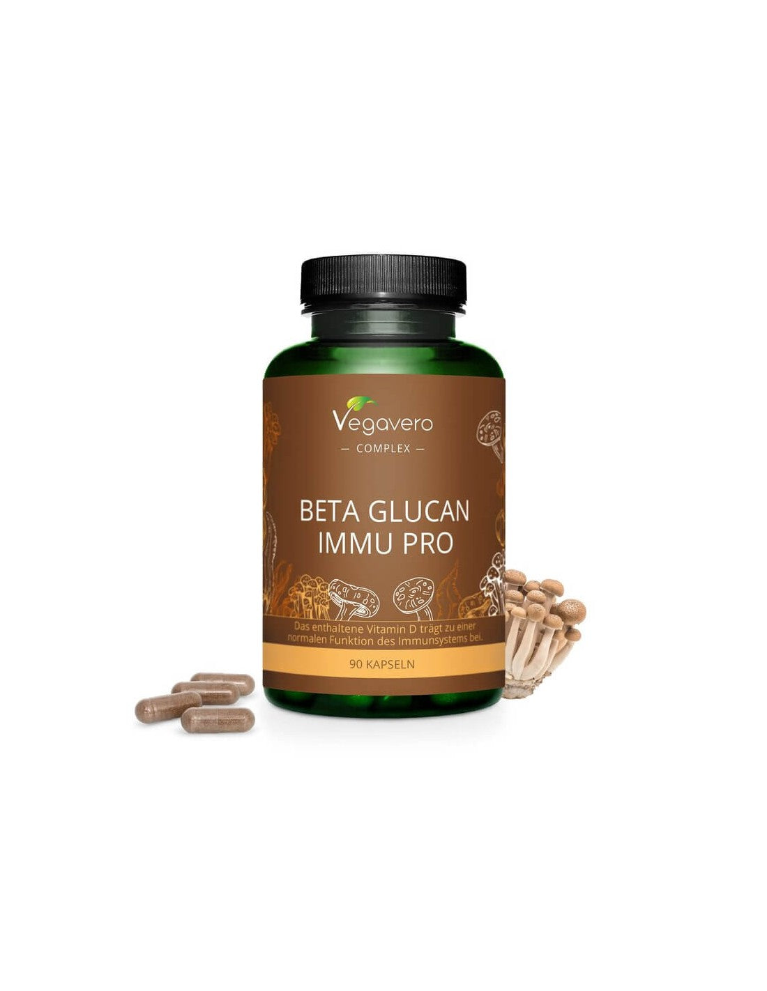 Béta-glükán Immu Pro, 90 kapszula, 100%-ban vegán <tc>Vegavero</tc>