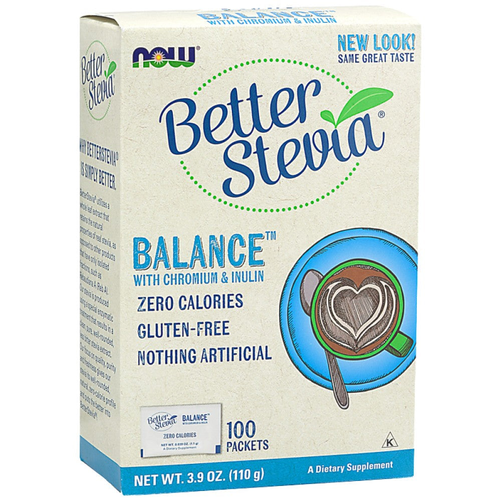 Jobb Stevia® Balance™ | krómmal & Inulin - 100 tasak