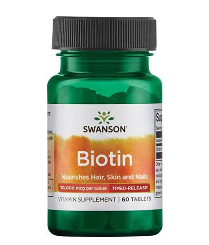 Biotin 10 000 mcg | Időzített kiadás - 60 tabletta