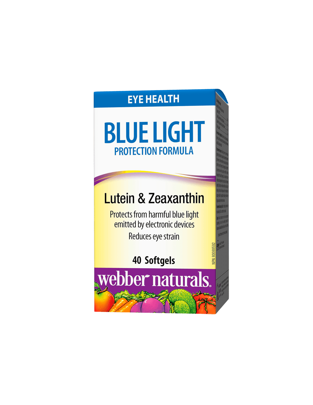 Lutein és Zeaxanthin formula az erős látásért - Kék fényvédelem - Digitális eszközvédelem, 40 db lágyzselé kapszula