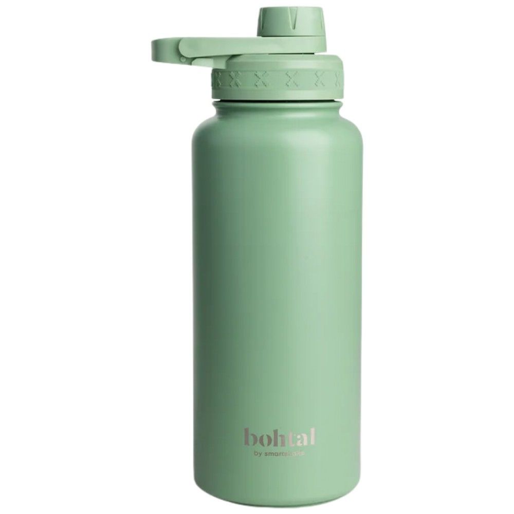 Bohtal szigetelt sportpalack | Zöld - 960 ml