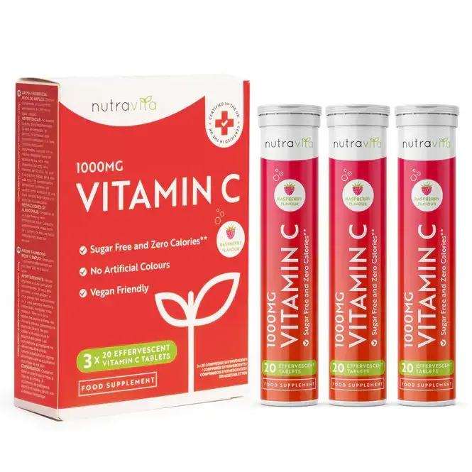 C-vitamin 1000 mg 60 oldódó tabletta (3x20) <tc>Nutravita</tc>