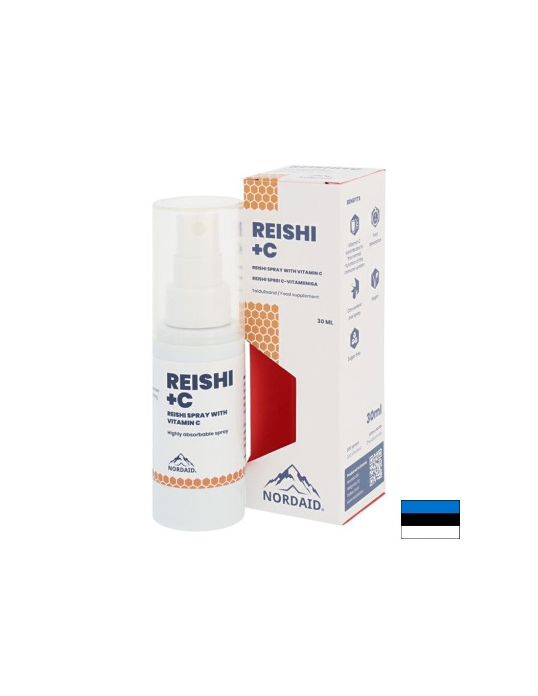 Immunitás - Reishi + C-vitamin, szájspray x 30 ml/200 fújás <tc>Nordaid</tc>