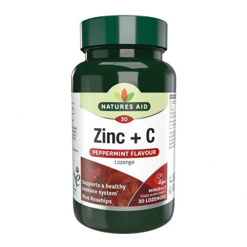 Cink + C-vitamin (Cink + C-vitamin) 30 pasztilla NaturesAid